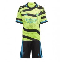 Camiseta Arsenal Gabriel Jesus #9 Visitante Equipación para niños 2023-24 manga corta (+ pantalones cortos)